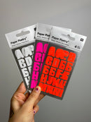 Paper Poetry • Office Sticker Buchstaben 4 Bogen