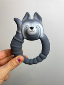 Beißring • Waschbär • grau