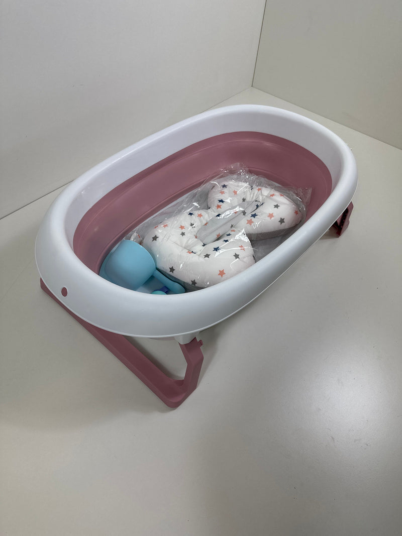 Einesin Groß Faltbare Baby Badewanne mit 55 Litern