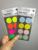 Paper Poetry • Sticker Punkte 25mm