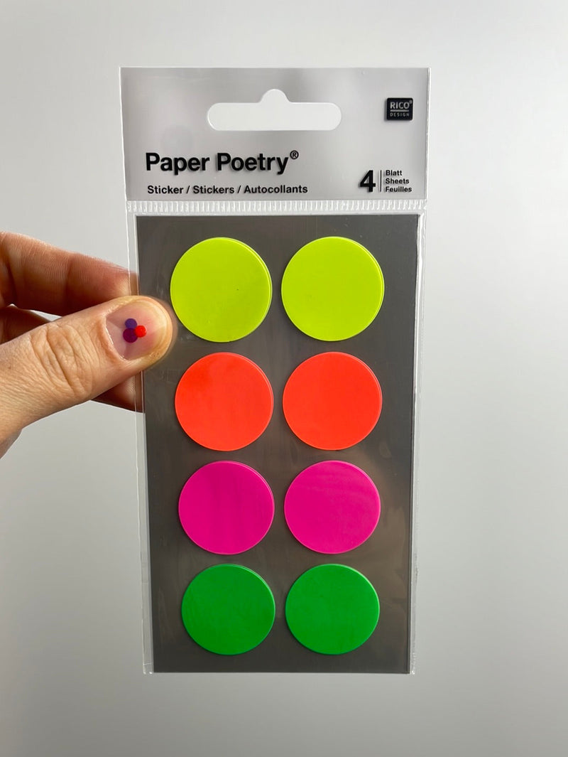 Paper Poetry • Sticker Punkte 25mm