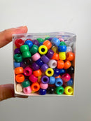 itoshii - Ponii Beads klassik bunt 9x6mm 400 Stück