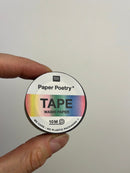 Paper Poetry • Tape Regenbogen • 15mm 10m