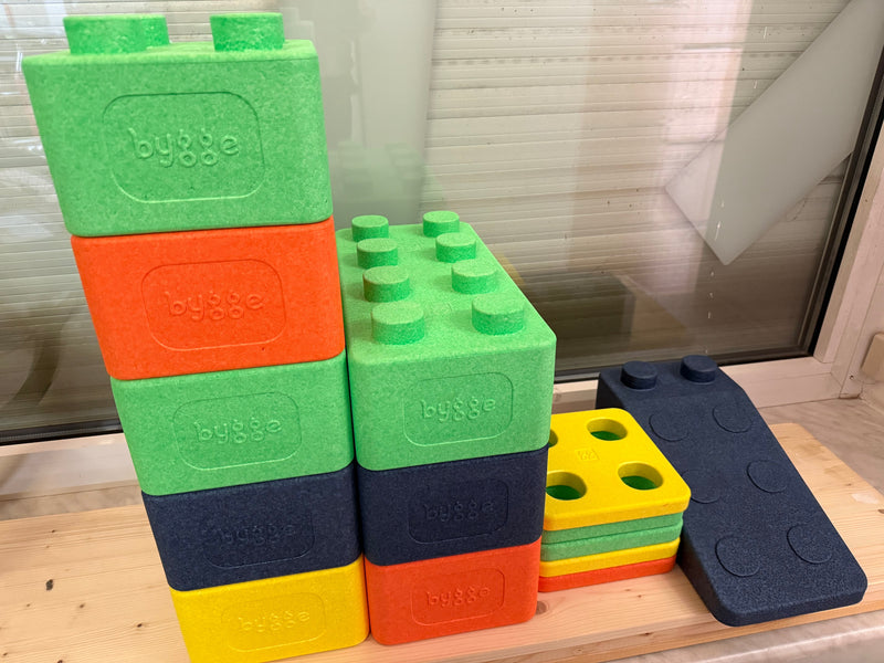 BYGGE 14-teiliges Baustein Set unique