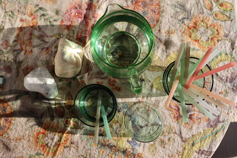 BY LILLE VILDE – STROHHALMSET "FOREST" (6ER-SET)