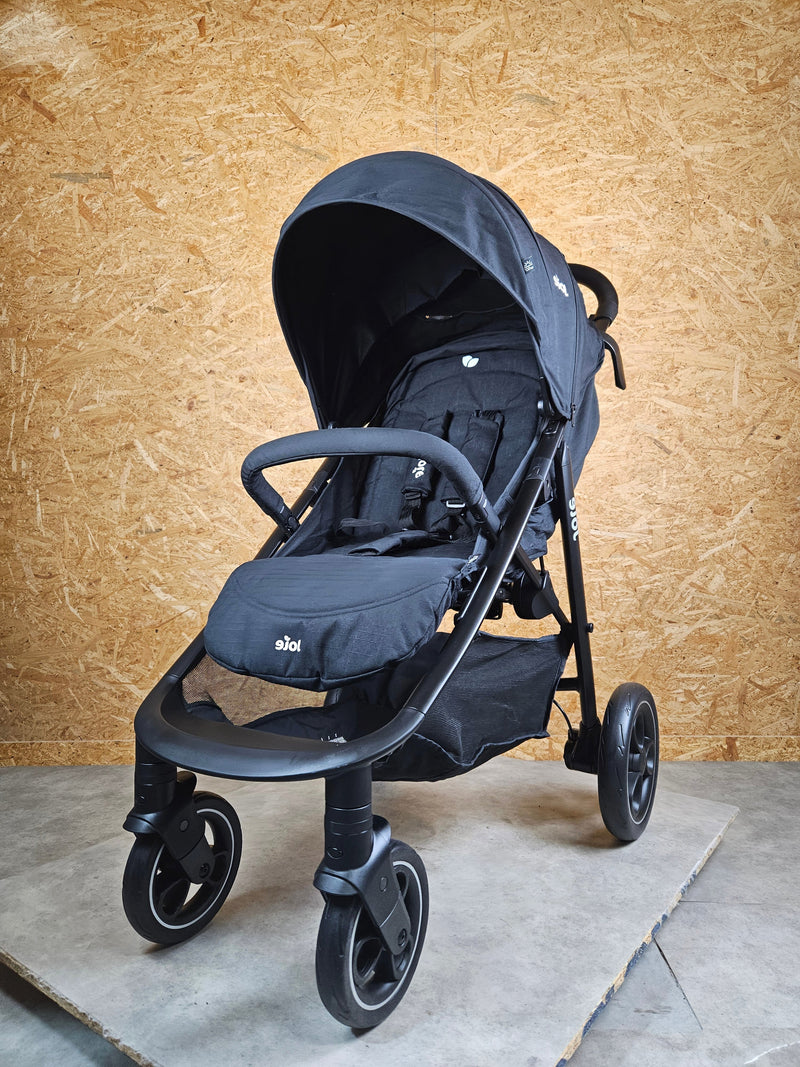 kinderwagen joie Joie Litetrax Kinderwagen-Set – Schwarz, Inkl. Babywanne & Ablagefach