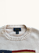 Pullover Strick mit USA-Flagge Gr.128 | Polo Ralph Lauren