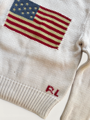 Pullover Strick mit USA-Flagge Gr.128 | Polo Ralph Lauren