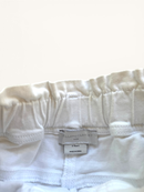 Weiße Denim-Shorts mit Paperbag-Bund Gr.116 | Stella McCartney