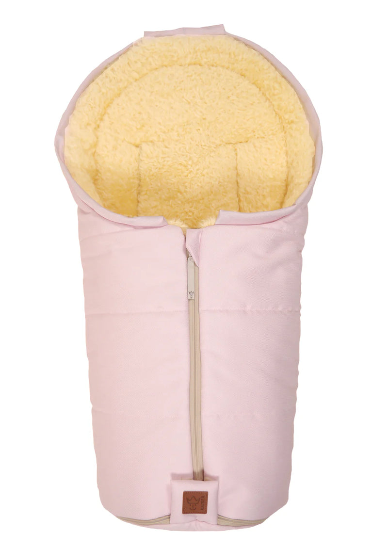 B-Ware Kaiser Emma Lammfell Fußsack Für Babyschale Waffle Rose 0 Bis 12 Monate Größe 0