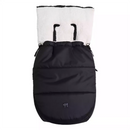 B-Ware Kaiser Hoody 2.0 Fußsack Babyschalenfußsack Schwarz Baby Kapuze Sherpa Fleece