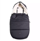 B-Ware Kaiser Hoody 2.0 Fußsack Babyschalenfußsack Schwarz Baby Kapuze Sherpa Fleece