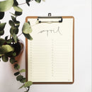 SANS.design Kalender mit Klemmbrett