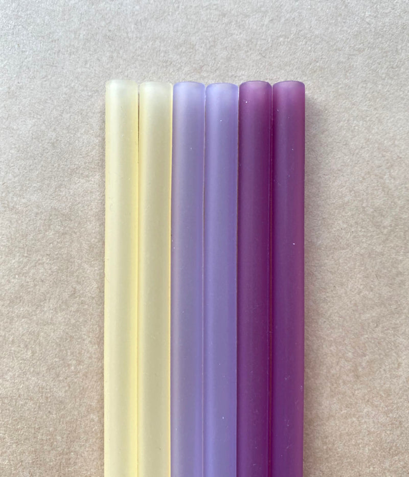 BY LILLE VILDE – STROHHALMSET "IRIS BLOOM" (6ER-SET)