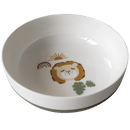 Kikadu Schale Schüssel Löwe Design Kindergeschirr Olive Weichporzellan B-Ware
