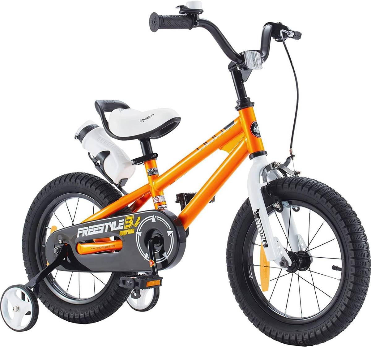 royalbaby kinderfahrrad Stabiles Kinderfahrrad 16 Zoll aus Stahl mit Stützrädern