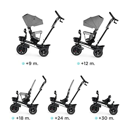B-Ware Kinderkraft Spinstep Dreirad Kinderrad Tretrad Pedalrad Schubstange Verdeck987