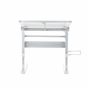 Hjh Office Belia Kinderschreibtisch Weiß Silber Schreibtisch Arbeitstisch Kinder B-Ware - 4260284080266