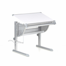 Hjh Office Belia Kinderschreibtisch Weiß Silber Schreibtisch Arbeitstisch Kinder B-Ware - 4260284080266