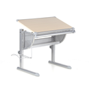 Hjh Office Kinderschreibtisch Tisch Höhenverstellbar Neigbar Buche Silber 80cm B-Ware - 4260284080273