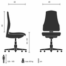 B-Ware Hjh Office Kinderdrehstuhl Kinderstuhl Bürostuhl Kiddy Gti 2 Grau Schwarz