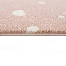 B-Ware Kinderteppich Panda Bär 120x170 Cm Rosa Teppich Kinderzimmer