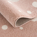 B-Ware Kinderteppich Panda Bär 120x170 Cm Rosa Teppich Kinderzimmer