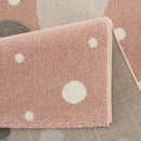 B-Ware Kinderteppich Panda Bär 120x170 Cm Rosa Teppich Kinderzimmer