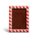 B-Ware &Klevering Bilderrahmen Rahmen Foto Patch Triangel 14,5 X 19 Cm Mehrfarbig