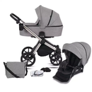 Knorr Baby Life + 2.0 Silver Edition Graphite Kombi Kinderwagen Babywanne B-Ware