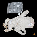 B-Ware Kokadi Babytrage Tragetuch Wrap Star Heart2 Heart Cream Baumwolle Siehe Text/Foto