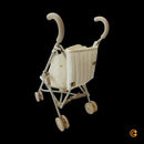 B-Ware Konges Sløjd Puppenwagen Buggy Kinderwagen Lemon Tragetasche Siehe Text/Foto