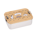 Lässig Lunchbox Bamboo Happy Prints Stainless Steel Box Brotbox Brotdose Dose B-Ware