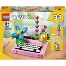 B-Ware Lego 31169 Creator Schreibmaschine Mit Blumen Legoset Set
