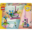 B-Ware Lego 31169 Creator Schreibmaschine Mit Blumen Legoset Set