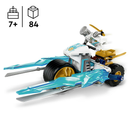 B-Ware Lego Motorrad Spielzeug Ninjago Zanes Eismotorrad Ninja 84 Teile Set 71816