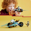 B-Ware Lego Motorrad Spielzeug Ninjago Zanes Eismotorrad Ninja 84 Teile Set 71816
