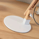 B-Ware Lindby Holz Schreibtischlampe Shivanja Schreibtischleuchte Lampe Weiß Siehe Text