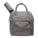 B-Ware Little Company Wickelrucksack Riga Knit Babyrucksack Wickeltasche Rucksack Grau