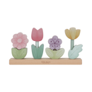 B-Ware Little Dutch Stapelblumen Bausteine Fairy Garden Fsc Holzspielzeug Pastellfarben