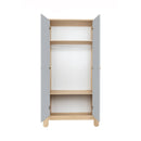 B-Ware Little One Kleiderschrank Schrank Cozy Room Kinderzimmer Lichtgrau Nagano Eiche