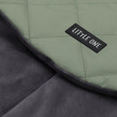 B-Ware Little One Einschlagdecke Babydecke Cozy Salbei Kuscheldecke Coralfleece De15