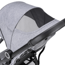 B-Ware Little One Kinderwagen Buggy Key Ii Grey Melange Faltbarer Leichter Komfortwagen