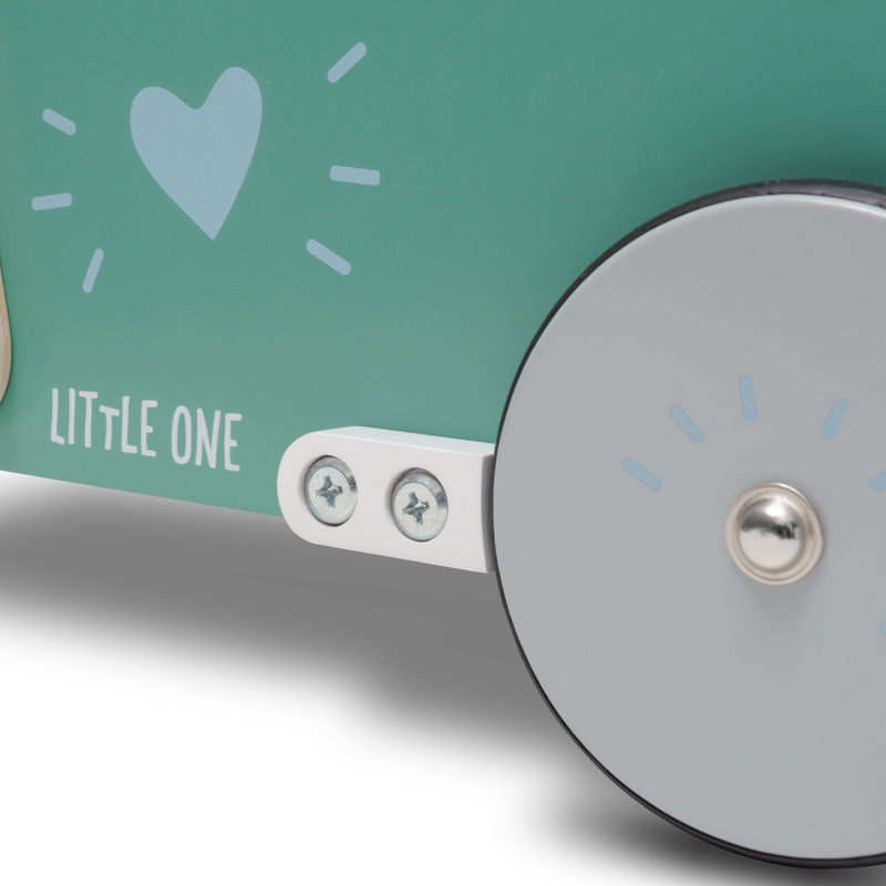 B-Ware Little One Lauflernwagen Bricks Baby Lauflernhilfe Gehhilfe Holzspielzeug