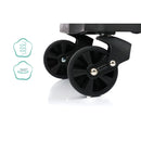 B-Ware Little One Lo Buggy Board Mitfahrbrett Schwarz Grau 180° Kinderwagen Little One