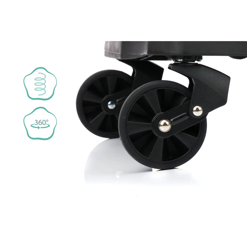 B-Ware Little One Lo Buggy Board Mitfahrbrett Schwarz Grau 180° Kinderwagen Little One