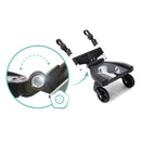 B-Ware Little One Lo Buggy Board Mitfahrbrett Schwarz Grau 180° Kinderwagen Little One