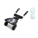 B-Ware Little One Lo Buggy Board Mitfahrbrett Schwarz Grau 180° Kinderwagen Little One