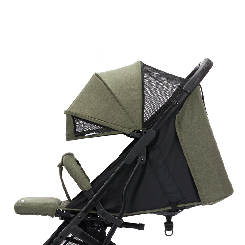 B-Ware Little One Trip Plus Kinderwagen Sportwagen Reisebuggy Buggy Wagen Green Melange