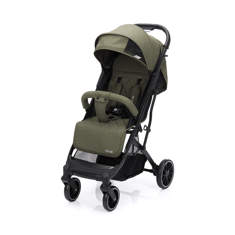 B-Ware Little One Trip Plus Kinderwagen Sportwagen Reisebuggy Buggy Wagen Green Melange